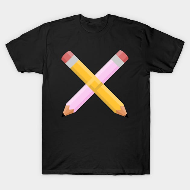 Pencil X T-Shirt by InfinitiUnlimited